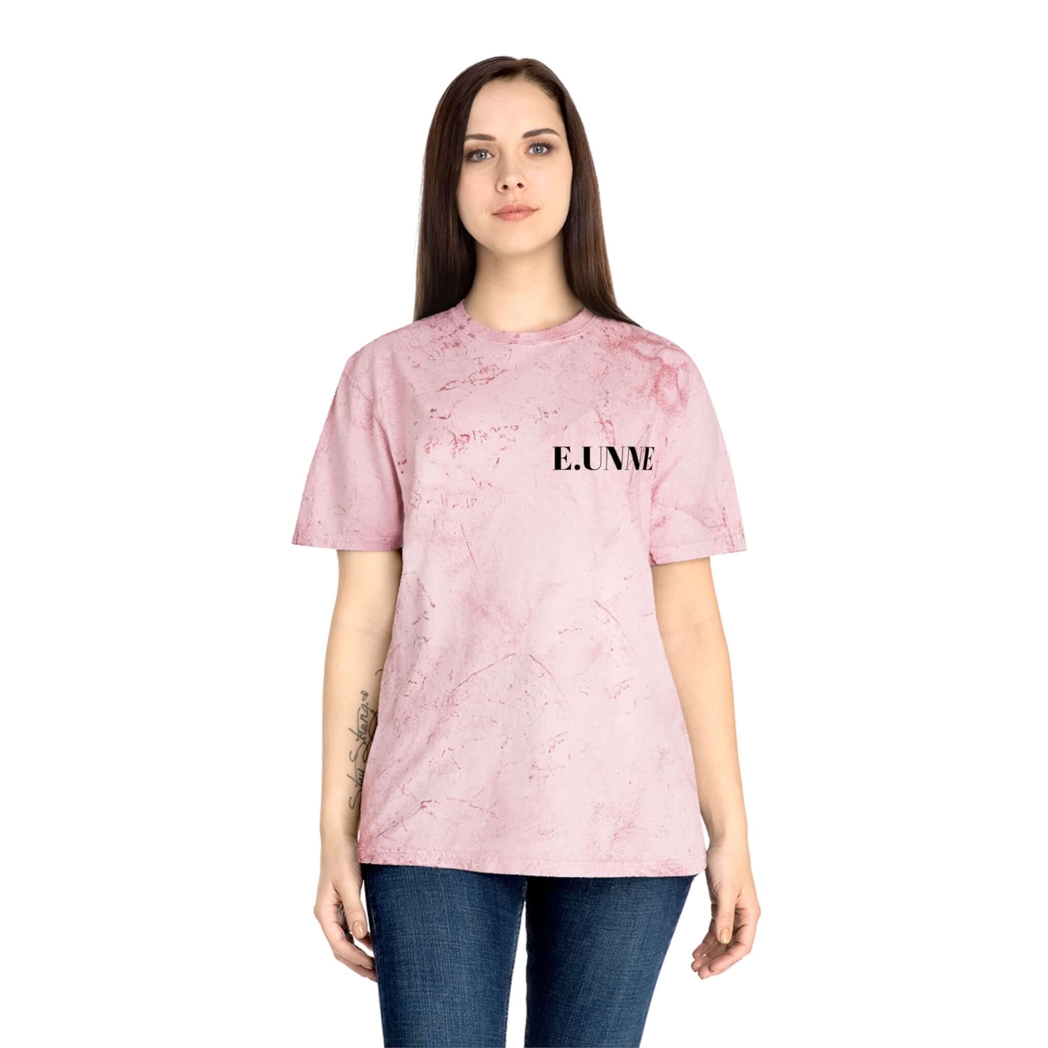 Marble Wash Tee with &
