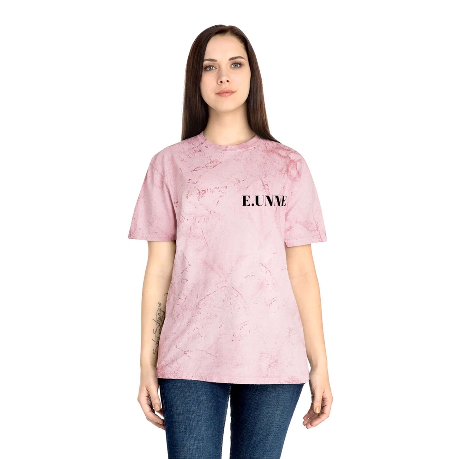 Marble Wash Tee with &