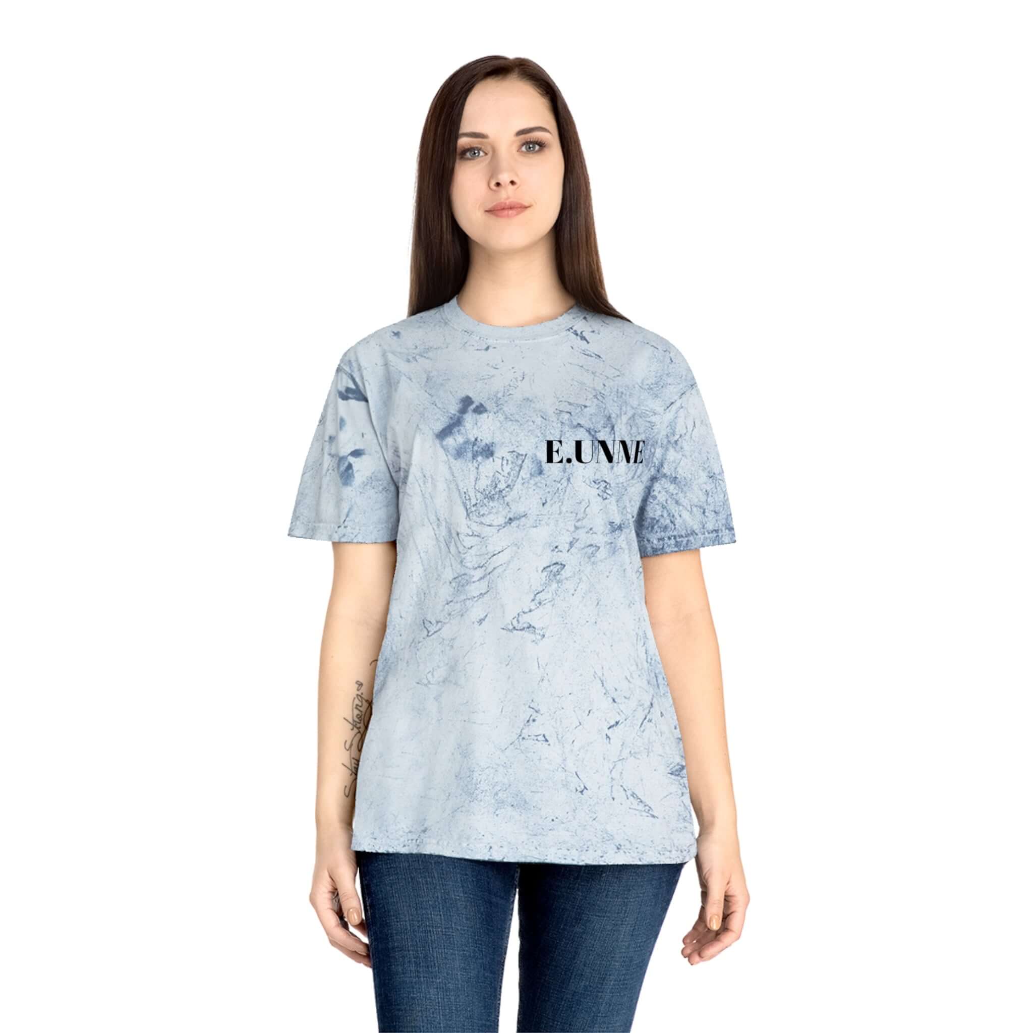 Marble Wash Tee with &