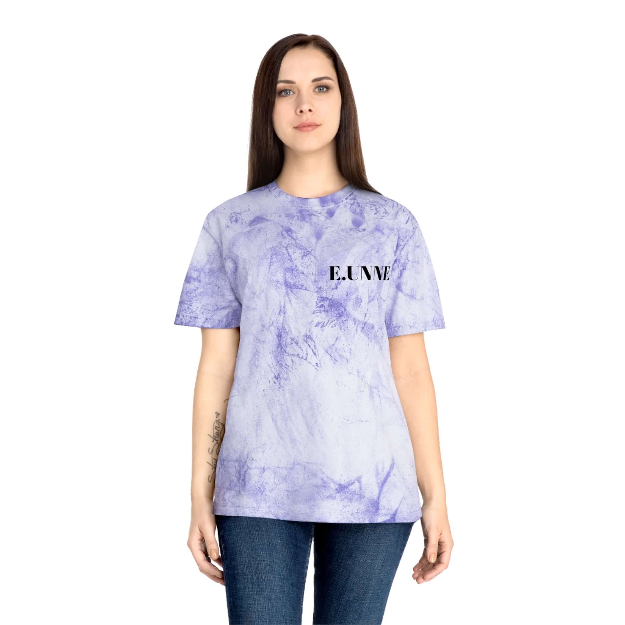Marble Wash Tee with &