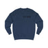 E.UNNE Minimalist Logo Sweatshirt — Unisex Casual Crewneck in navy blue with front logo print.