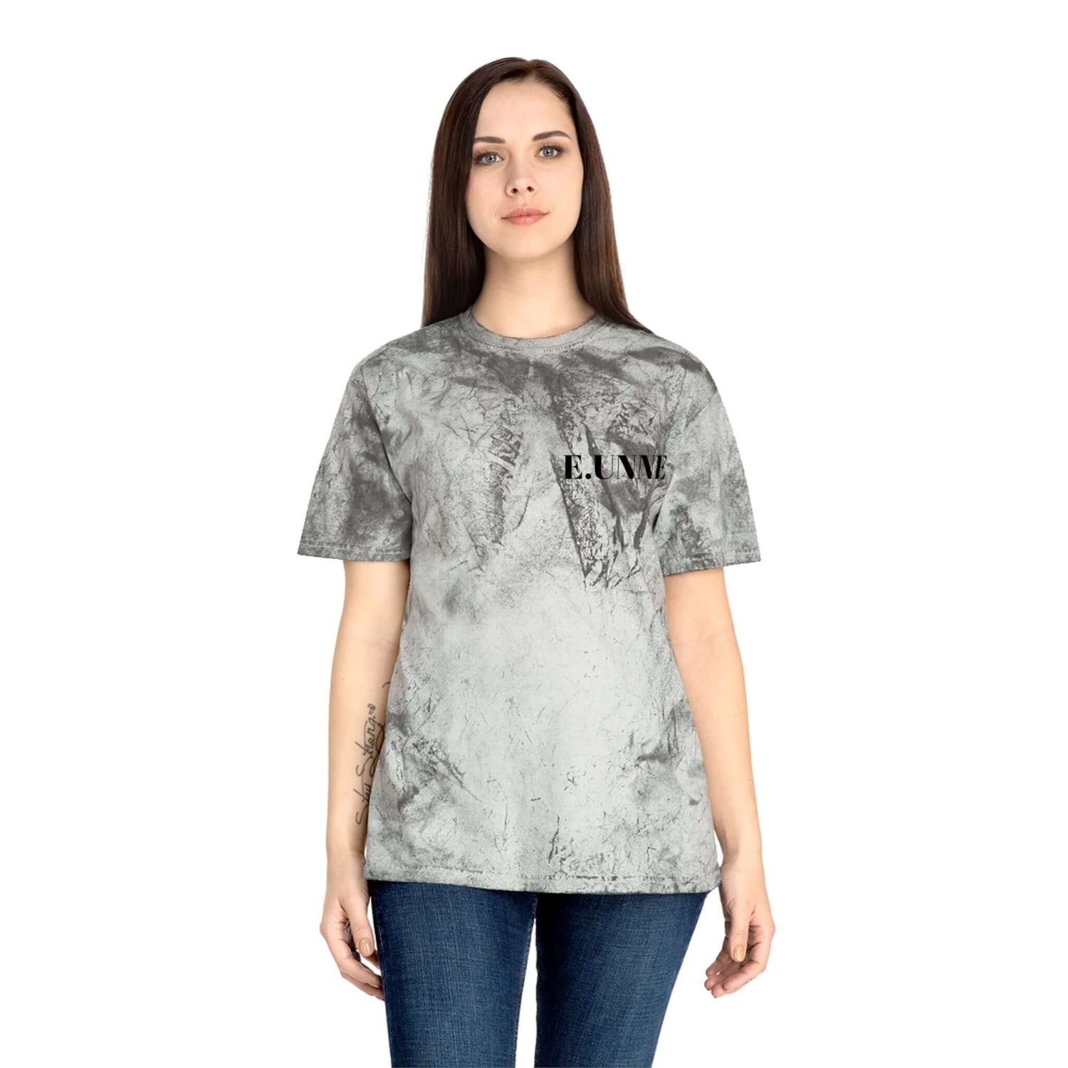 Marble Wash Tee with &