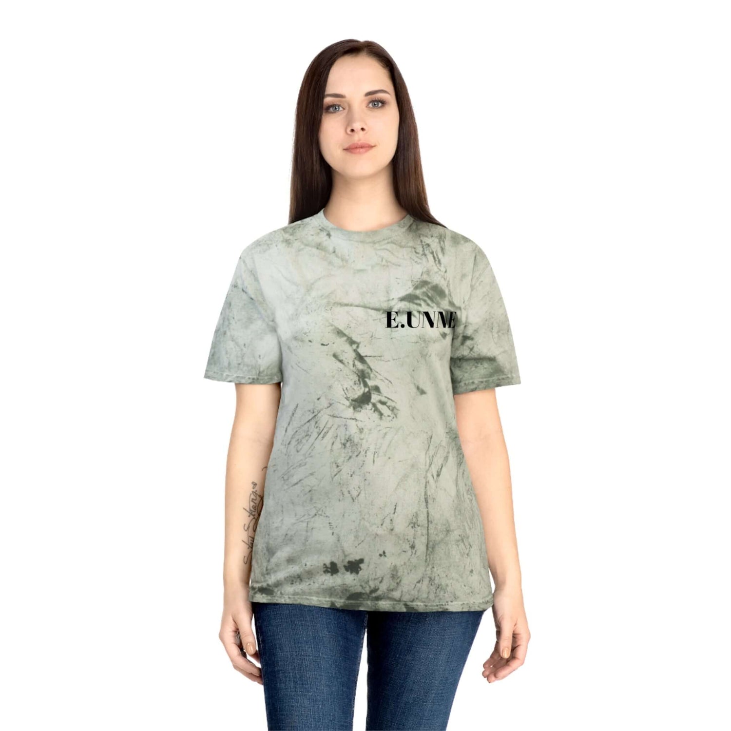 Marble Wash Tee with &